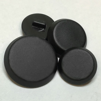 NV-1405 - Satin Black Shank Button, 3 Sizes NV-1405 - Satin Black Shank Button, 3 Sizes